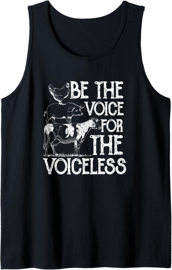 Be the Voice For The Voiceless Veganism Organic Vegan Gift T... - Image 2